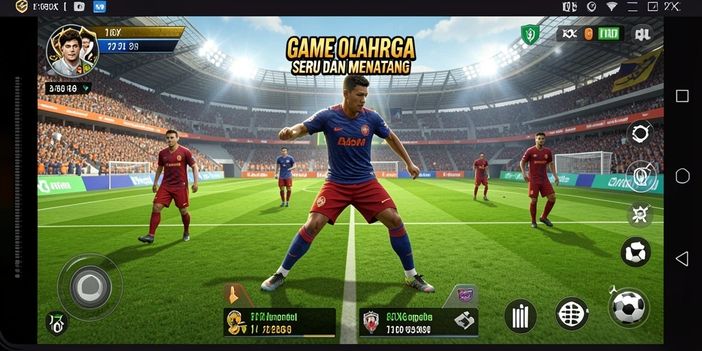 Tampilan gameplay 116X dengan aksi olahraga yang seru.