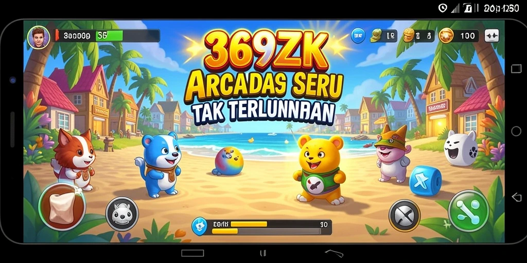 Tampilan gameplay seru dari 369ZK dengan tantangan menegangkan.