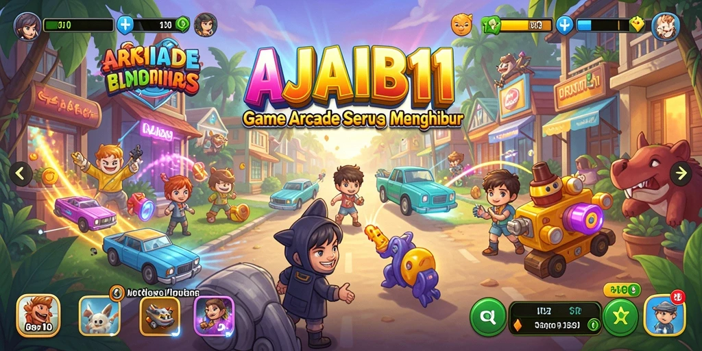 Screenshot gameplay AJAIB11 yang seru dan menghibur di level menantang.