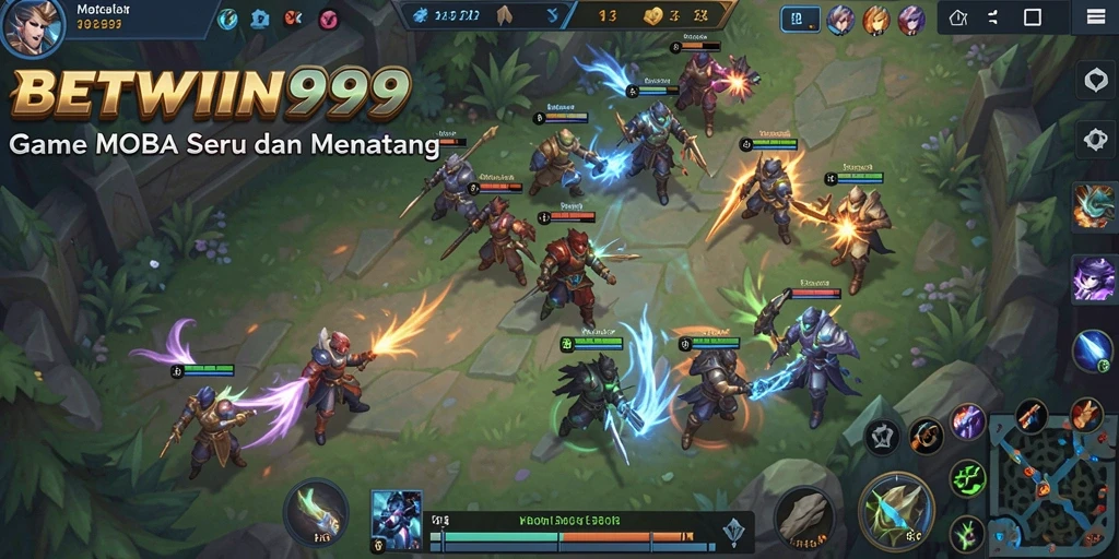 Tampilan gameplay seru dalam BETWIN999 dengan aksi pertarungan dinamis.