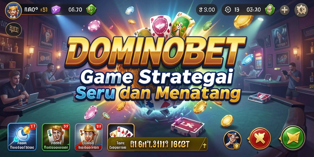 Tangkapan layar gameplay <strong>DOMINOBET</strong> yang menarik dan strategis.