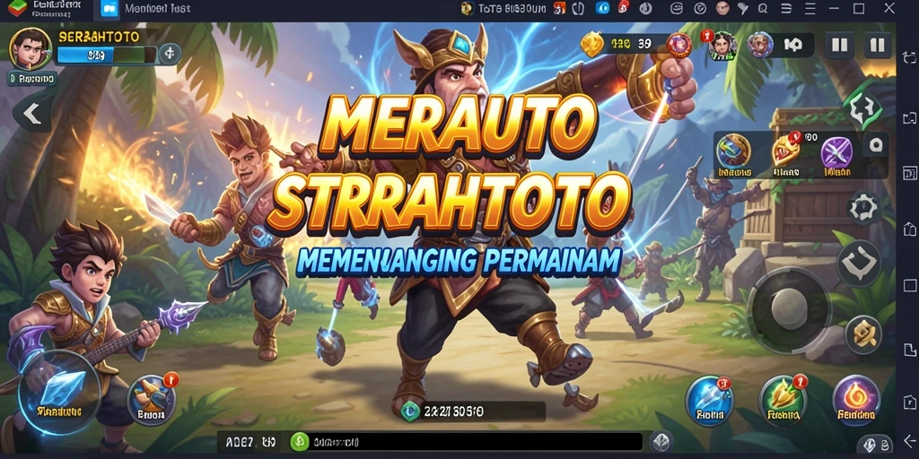 Screenshot permainan <strong>MERAHTOTO</strong> menampilkan aksi strategi yang mendebarkan.