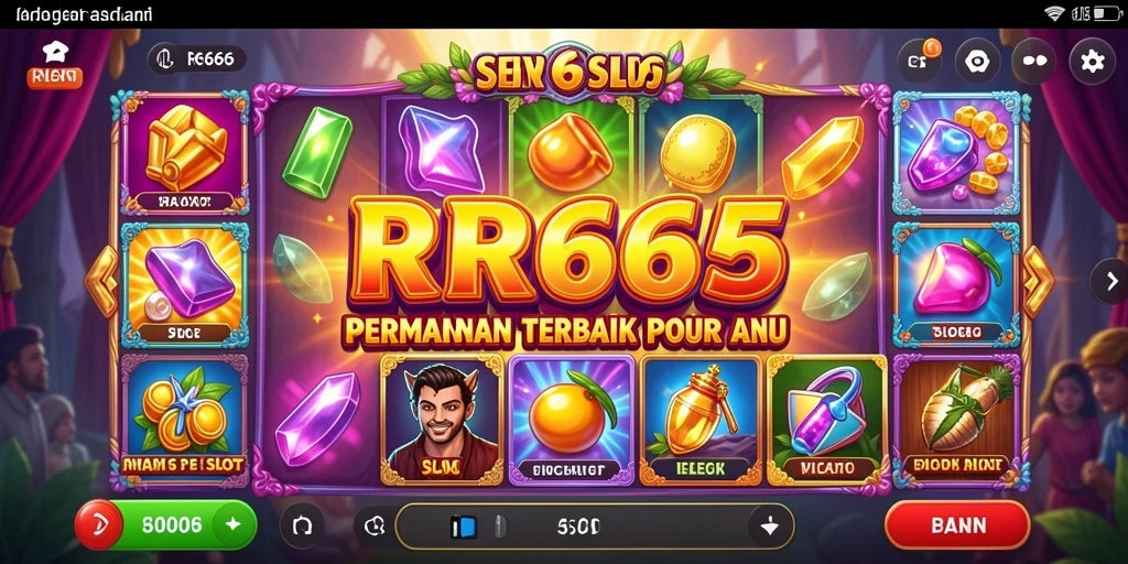 Screenshot gameplay <strong>RR666</strong> menampilkan putaran slot yang mengasyikkan.