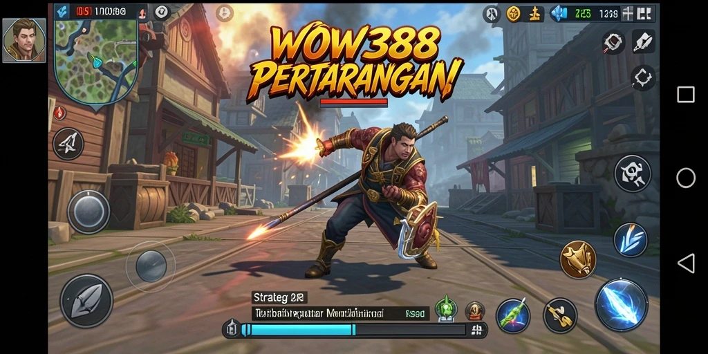 Tampilan utama gameplay WOW388 yang menampilkan taktik cerdas.